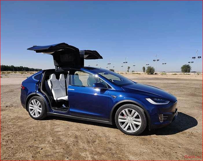 Электрический кроссовер Tesla Model X электрический, кроссовер, tesla, model