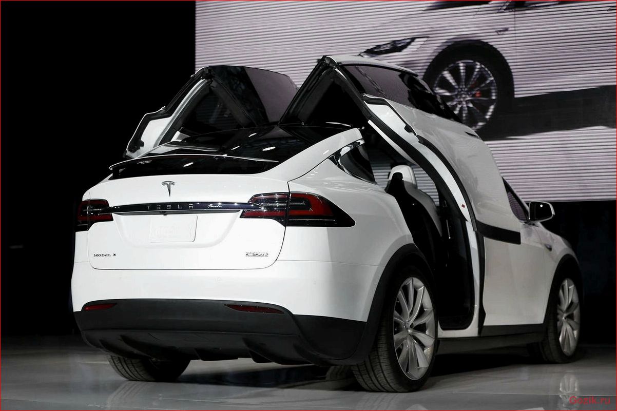 Электрический кроссовер Tesla Model X электрический, кроссовер, tesla, model