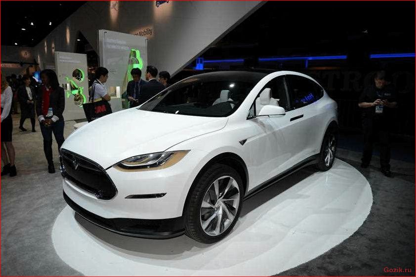 Электрический кроссовер Tesla Model X электрический, кроссовер, tesla, model