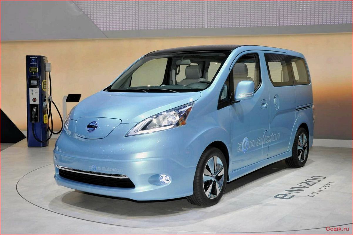 электрический, минивен, nissan, e-nv200